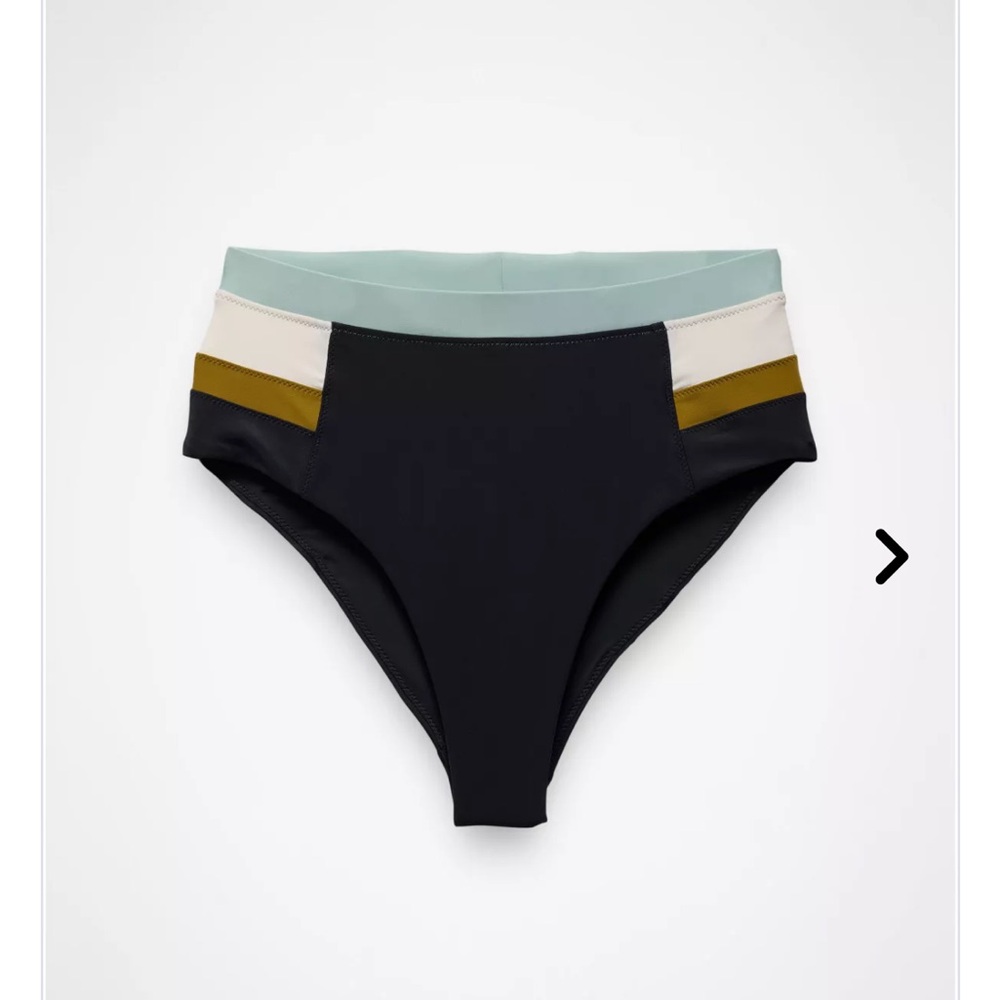 The Baja Bound High Rise Swim Bottom - size Medium - High-Waisted Bikini Bottom